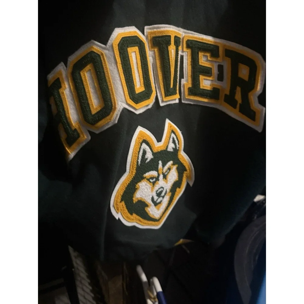 Vintage Hoover High School Varsity Jacket Vas Ginkel Des Moines IA Size 46